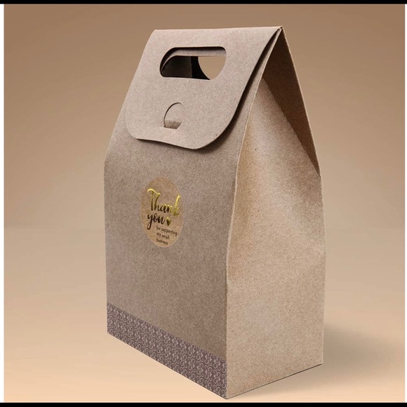 100pc thank you kraft seals sticker - Picture 6 of 8